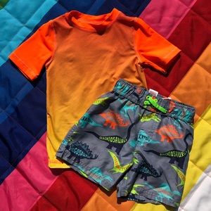 3T Swim Shirt and Trunks